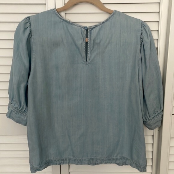 Casual brushed denim BB Dakota top, size S, excellent condition - Picture 2 of 5